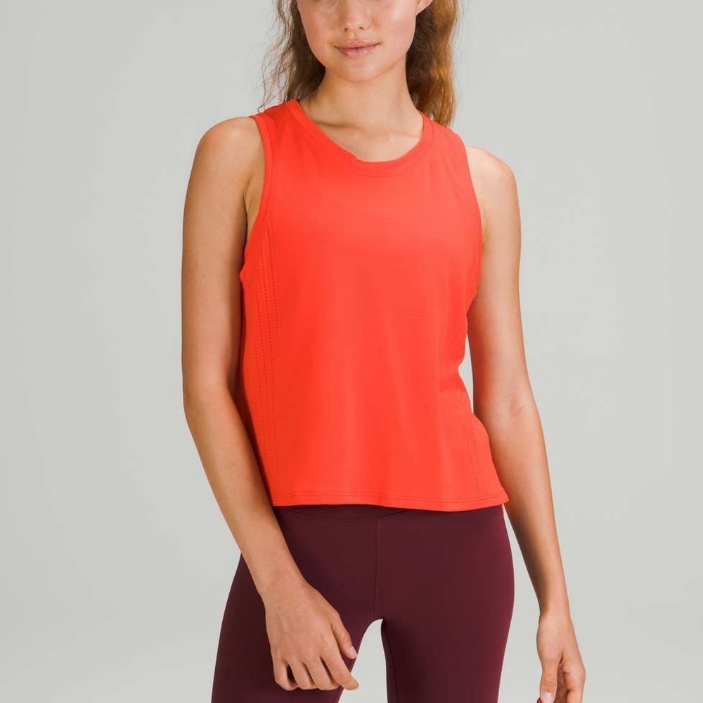 Lululemon Train to Be Tank Top - Autumn Red SZ 8
